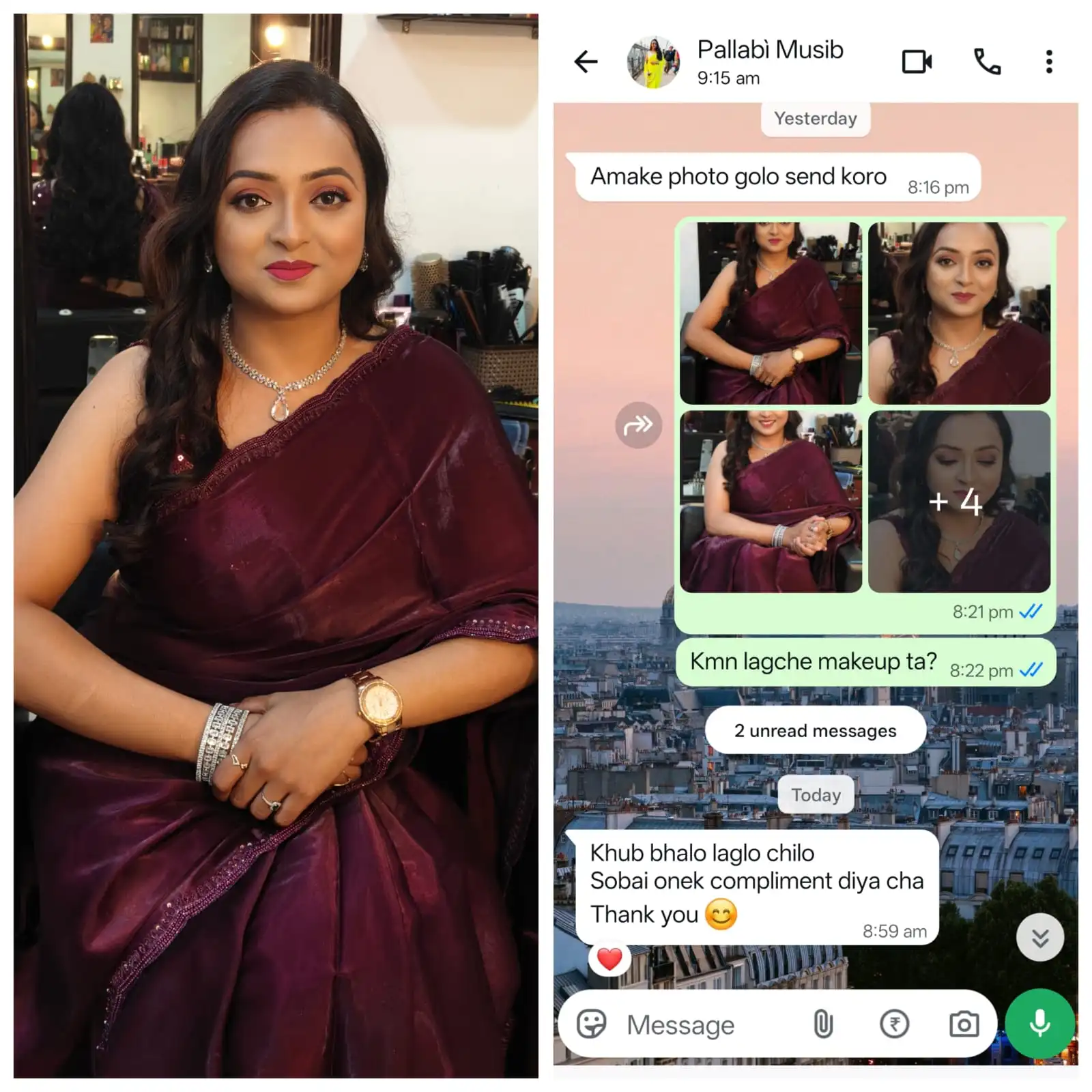 Recent Instagram post from Apsara Makeup and Beauty